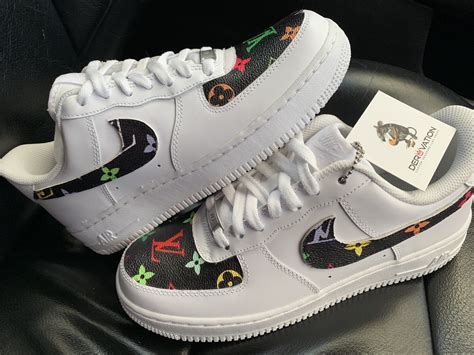 custom lv air force ones.